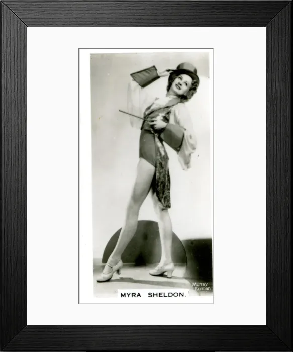 Framed Print : Myra Sheldon, actress Framed Print : Myra Sheldon, actress