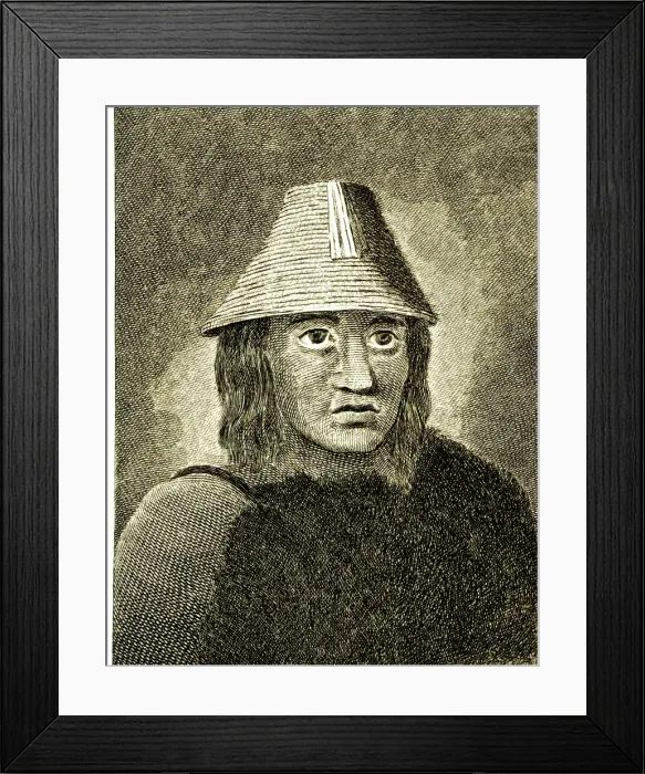 Framed Print : Native of King Georges Sound, Australia Framed Print : Native of King Georges Sound, Australia