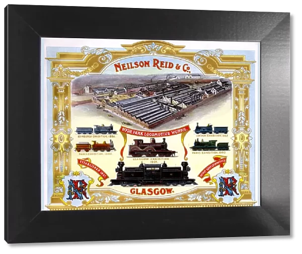 Advert, Neilson Reid & Co, Locomotive Trains, Glasgow