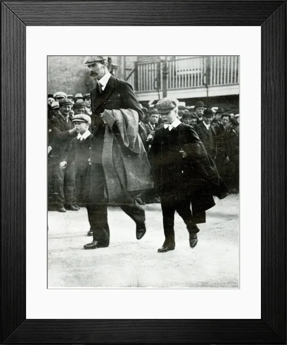 Framed Print : Princes Edward and Albert with their tutor Framed Print : Princes Edward and Albert with their tutor