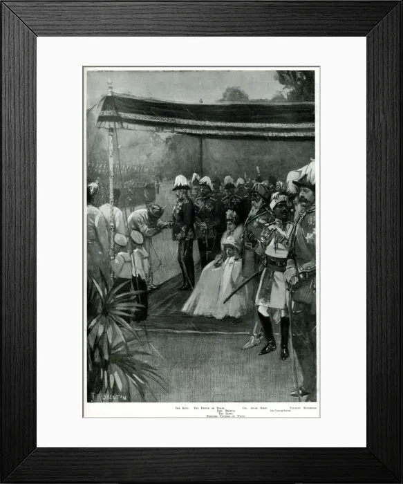 Framed Print : Royal Review, Buckingham Palace, London Framed Print : Royal Review, Buckingham Palace, London