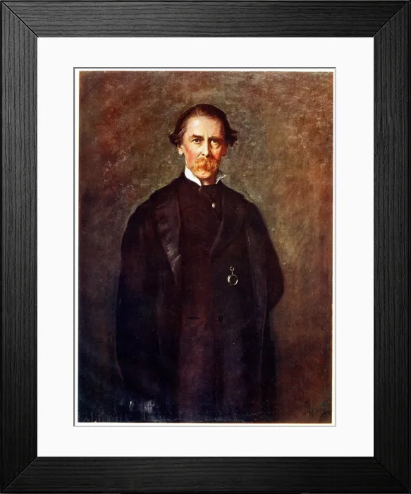 Framed Print : Sir Henry Thompson by Sir J E Millais Framed Print : Sir Henry Thompson by Sir J E Millais