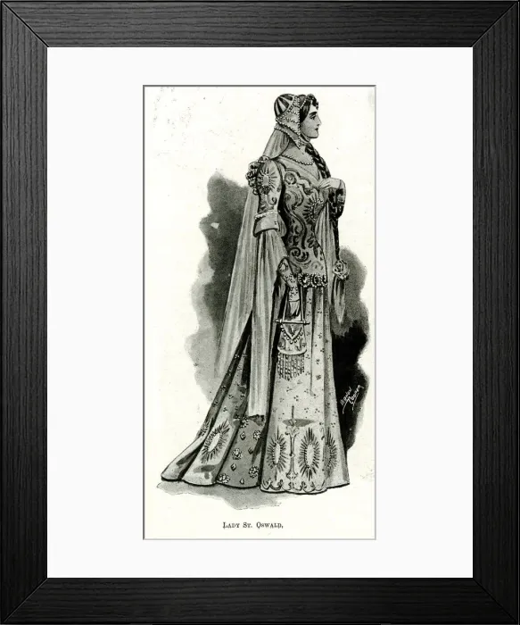 Framed Print : Historic Fancy Dress Ball at Devonshire House, London Framed Print : Historic Fancy Dress Ball at Devonshire House, London