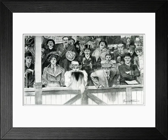 Framed Print : The Spell of Football - spectators Framed Print : The Spell of Football - spectators
