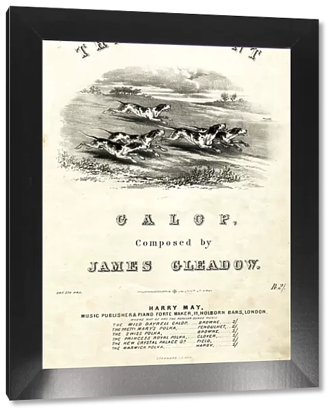 Music cover, The Fox Hunt Galop, by James Gleadow
