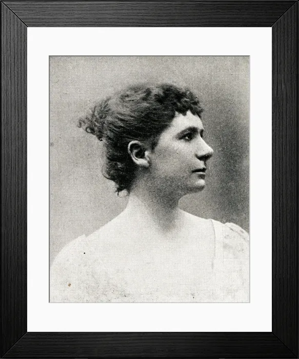 Framed Print : Ella Hepwoth Dixon, English novelist and editor Framed Print : Ella Hepwoth Dixon, English novelist and editor