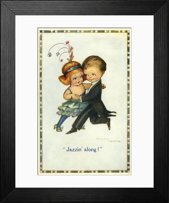 Framed Print : Couple dancing