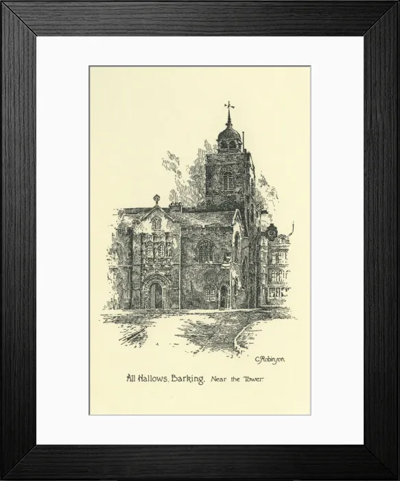 Framed Print : London church Framed Print : London church