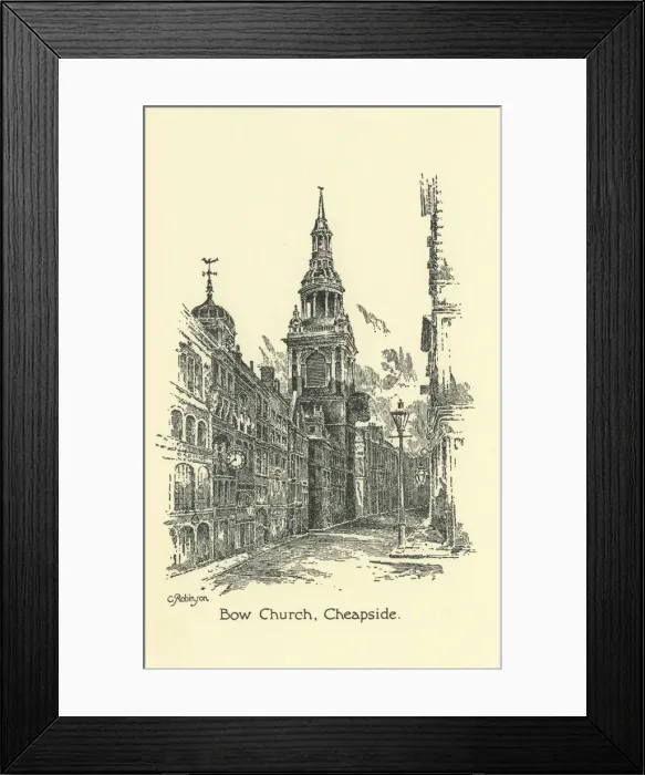 Framed Print : London church Framed Print : London church