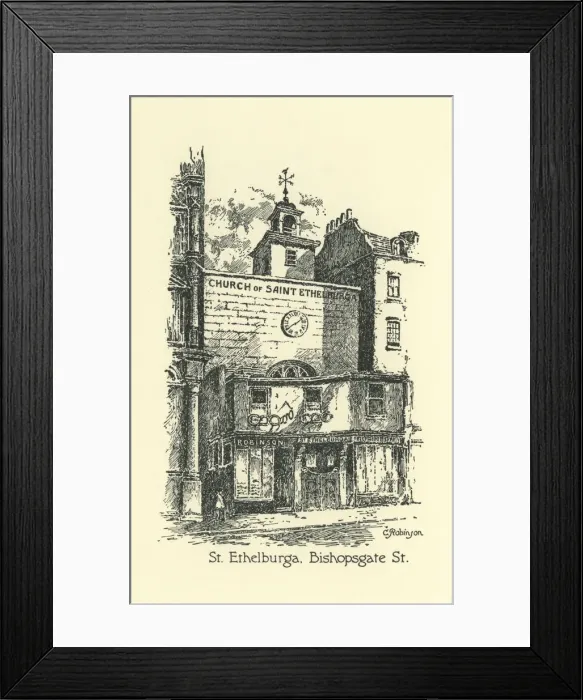 Framed Print : London church Framed Print : London church
