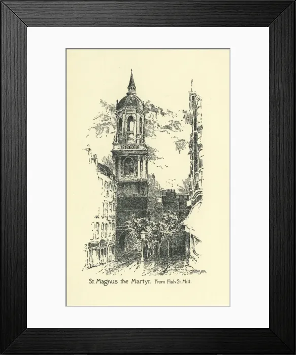 Framed Print : London church Framed Print : London church
