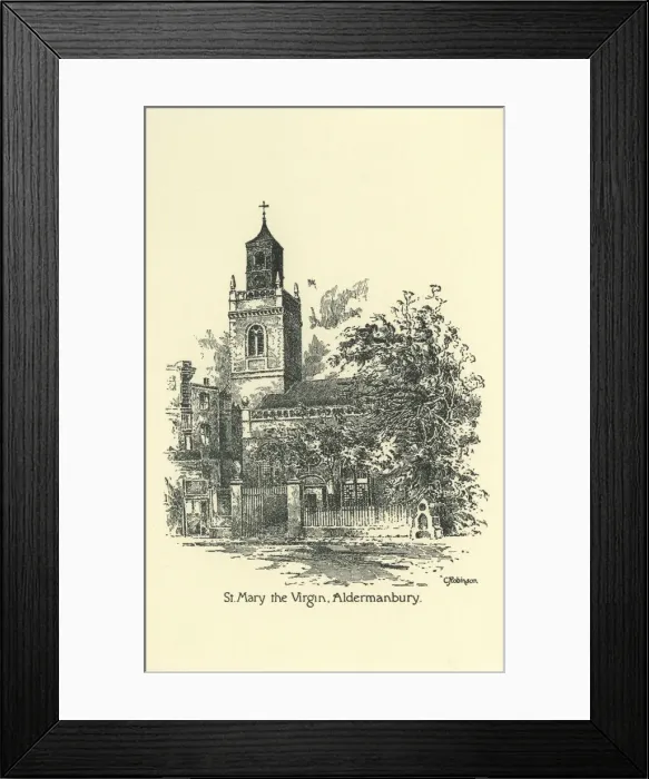 Framed Print : London church Framed Print : London church