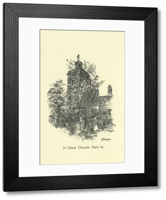 Framed Print : London church Framed Print : London church