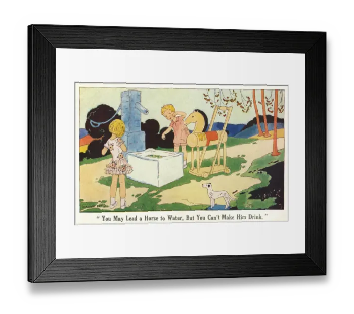 Framed Print : Popular proverb Framed Print : Popular proverb