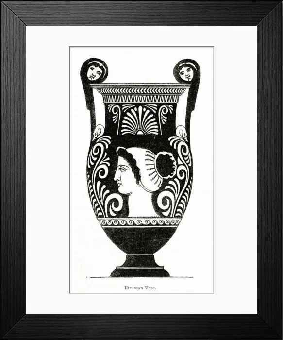 Framed Print : Etruscan vase, British Museum, London Framed Print : Etruscan vase, British Museum, London