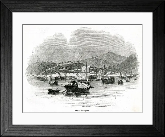 Framed Print : Port of Shanghai, China Framed Print : Port of Shanghai, China