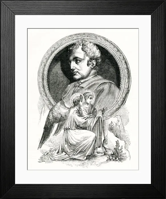 Framed Print : Giotto di Bondone, Italian artist Framed Print : Giotto di Bondone, Italian artist