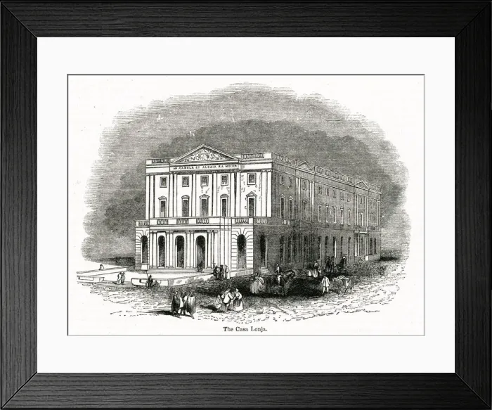 Framed Print : Casa Lonja or Stock Exchange, Barcelona, Spain Framed Print : Casa Lonja or Stock Exchange, Barcelona, Spain