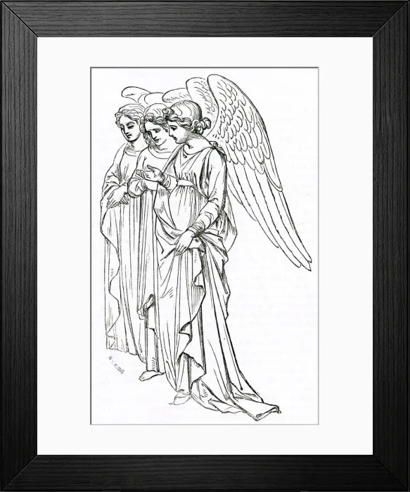 Framed Print : Detail of angels by Ghiberti on Baptistery doors, Florence Framed Print : Detail of angels by Ghiberti on Baptistery doors, Florence