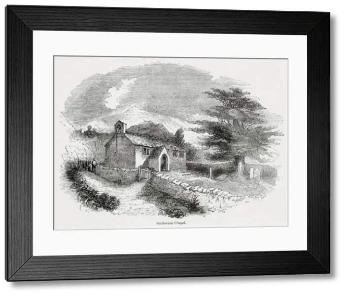 Framed Print : Chapel (now Holy Trinity Church) at Seathwaite, Cumbria