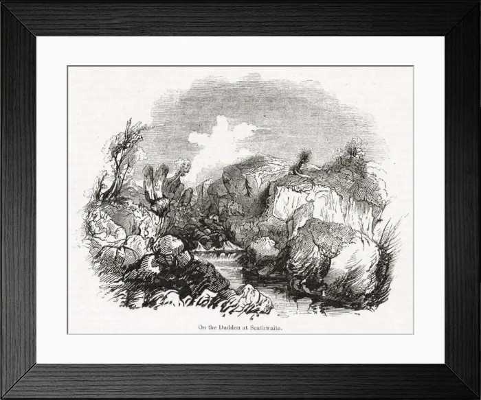 Framed Print : The River Duddon at Seathwaite, Cumbria, Lake District Framed Print : The River Duddon at Seathwaite, Cumbria, Lake District