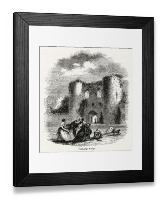 Framed Print : View of Tonbridge Castle, Tonbridge, Kent Framed Print : View of Tonbridge Castle, Tonbridge, Kent
