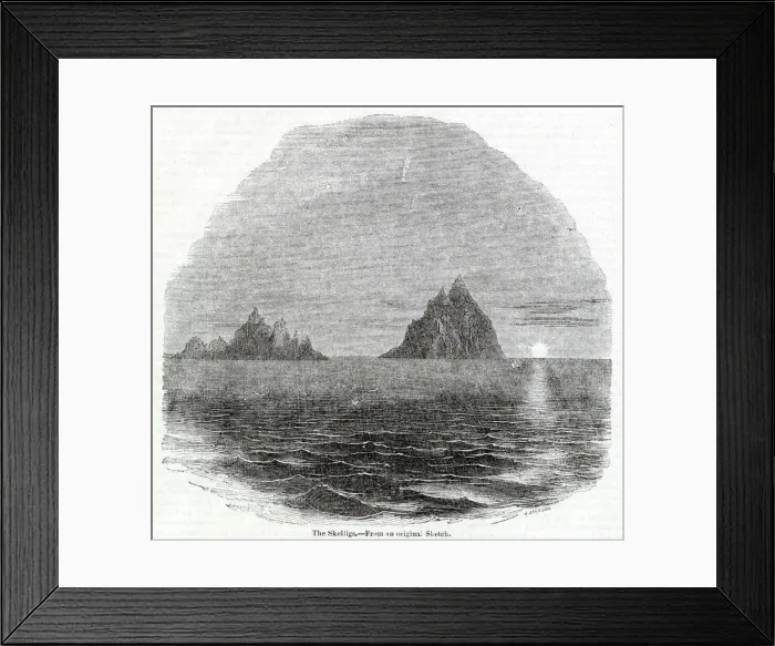 Framed Print : View of the Skellig Islands, off the SW coast of Ireland Framed Print : View of the Skellig Islands, off the SW coast of Ireland