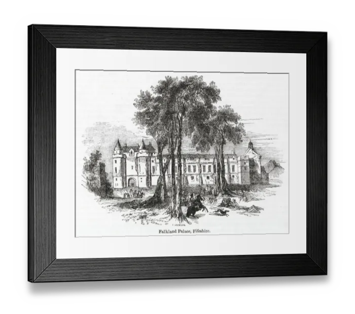 Framed Print : Falkland Palace, Falkland, Fife, Scotland Framed Print : Falkland Palace, Falkland, Fife, Scotland