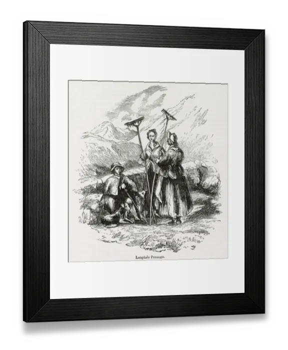 Framed Print : Country people, Langdale, Cumbria, Lake District Framed Print : Country people, Langdale, Cumbria, Lake District
