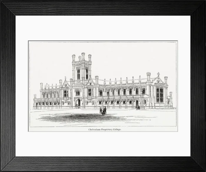 Framed Print : Proprietary College, Cheltenham, Gloucestershire Framed Print : Proprietary College, Cheltenham, Gloucestershire
