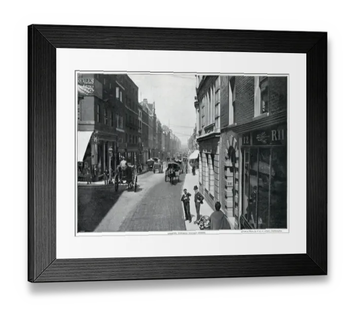 Framed Print : Bond Street, London 1896 Framed Print : Bond Street, London 1896