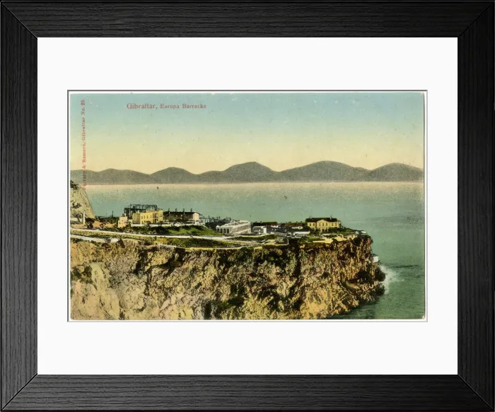 Framed Print : Europa Barracks, Gibraltar Framed Print : Europa Barracks, Gibraltar