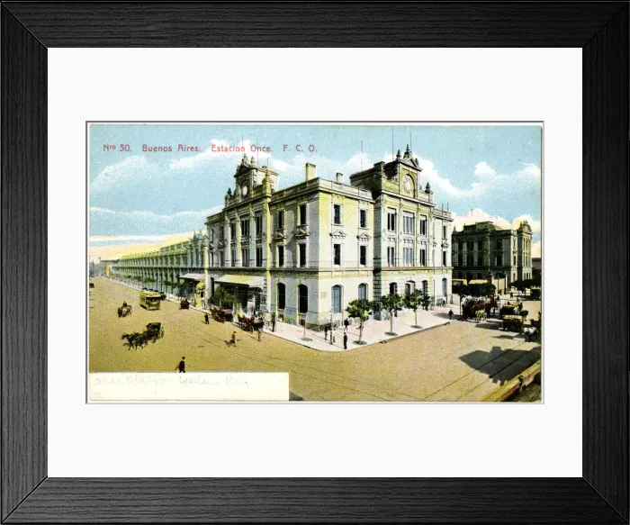 Framed Print : Once Railway Station, Buenos Aires, Argentina, South America Framed Print : Once Railway Station, Buenos Aires, Argentina, South America