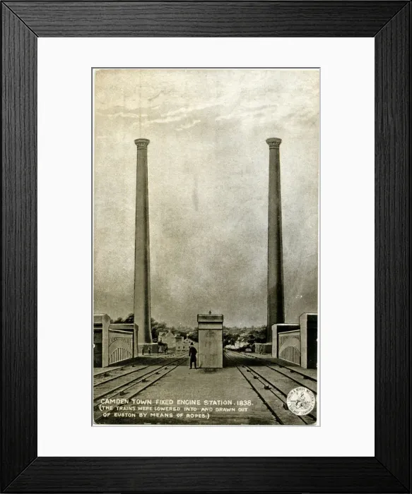 Framed Print : Camden Town fixed engine station, London Framed Print : Camden Town fixed engine station, London