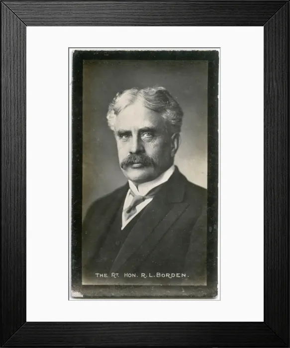Framed Print : Robert Laird Borden, Canadian lawyer and politician Framed Print : Robert Laird Borden, Canadian lawyer and politician