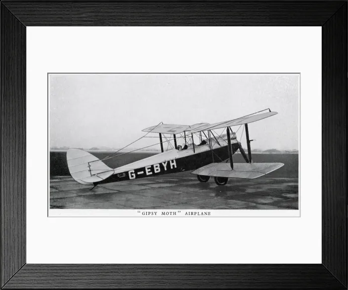 Framed Print : Gipsy Moth aeroplane G-EBYH Framed Print : Gipsy Moth aeroplane G-EBYH