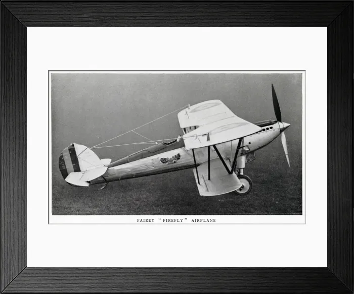 Framed Print : Fairey Firefly aeroplane in flight Framed Print : Fairey Firefly aeroplane in flight