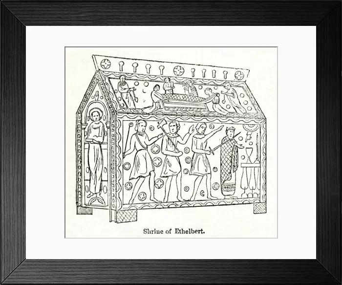 Framed Print : Portable shrine of Ethelbert, King of the East Angles Framed Print : Portable shrine of Ethelbert, King of the East Angles