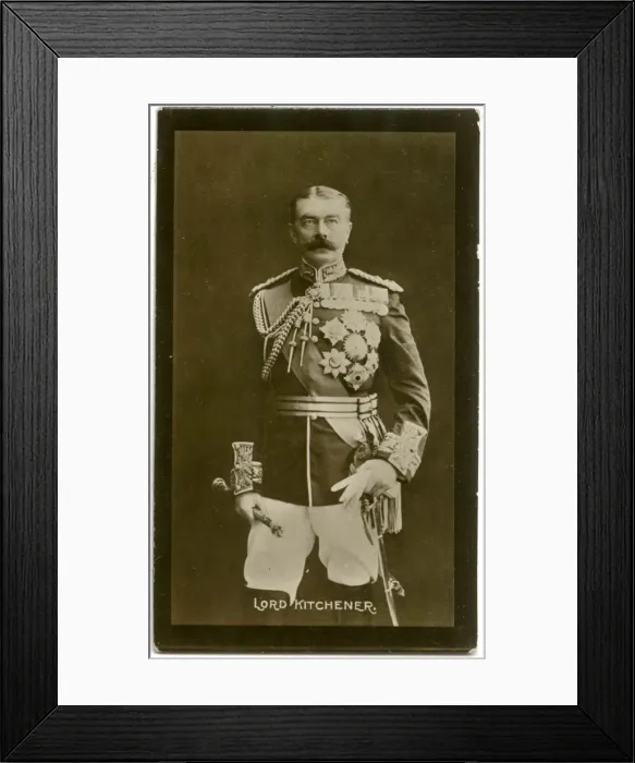 Framed Print : Lord Herbert Kitchener, British army officer Framed Print : Lord Herbert Kitchener, British army officer