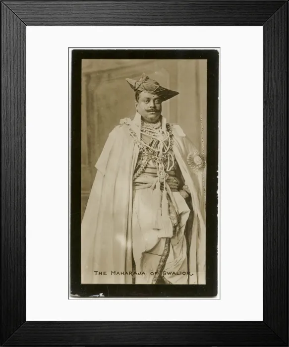 Framed Print : Maharajah of Gwalior, Indian ruler Framed Print : Maharajah of Gwalior, Indian ruler