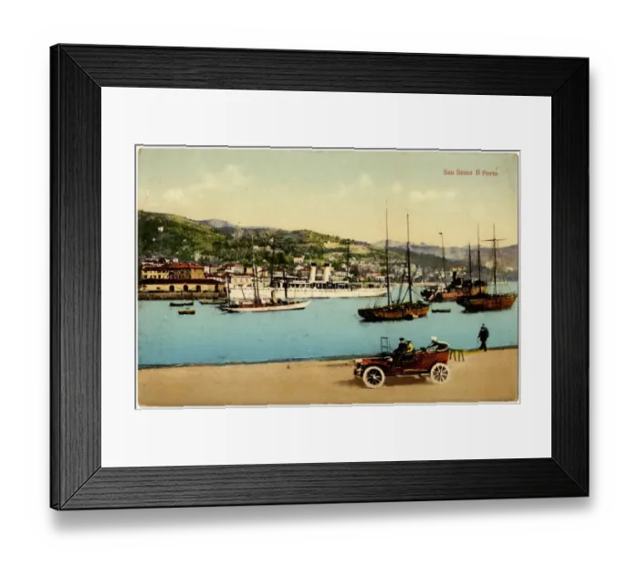 Framed Print : View of the harbour, San Remo (Sanremo), Liguria, Italy Framed Print : View of the harbour, San Remo (Sanremo), Liguria, Italy