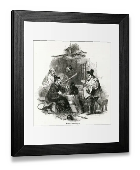 Framed Print : Hudibras, mock-heroic poem by Samuel Butler Framed Print : Hudibras, mock-heroic poem by Samuel Butler