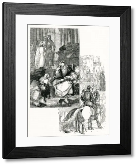 Framed Print : The British Valhalla -- Spensers Faerie Queene Framed Print : The British Valhalla -- Spensers Faerie Queene