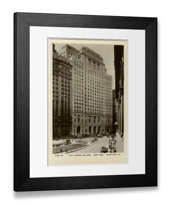 Framed Print : New Cunard Building, Broadway, New York City, USA Framed Print : New Cunard Building, Broadway, New York City, USA
