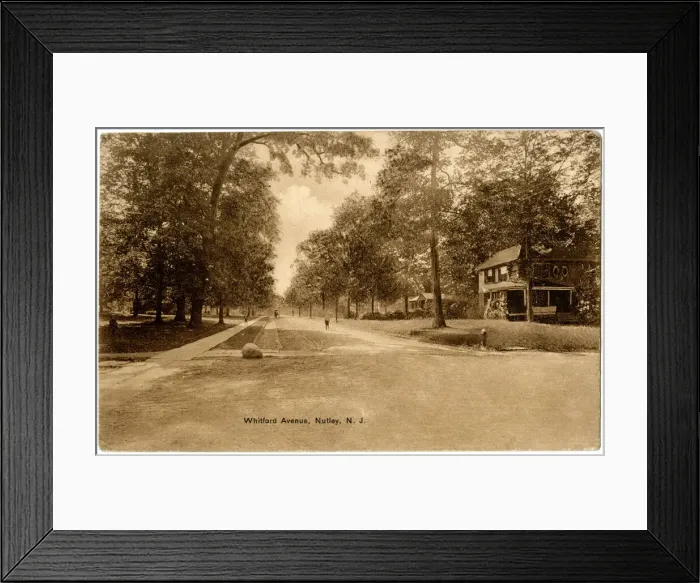 Framed Print : View of Whitford Avenue, Nutley, New Jersey, USA Framed Print : View of Whitford Avenue, Nutley, New Jersey, USA