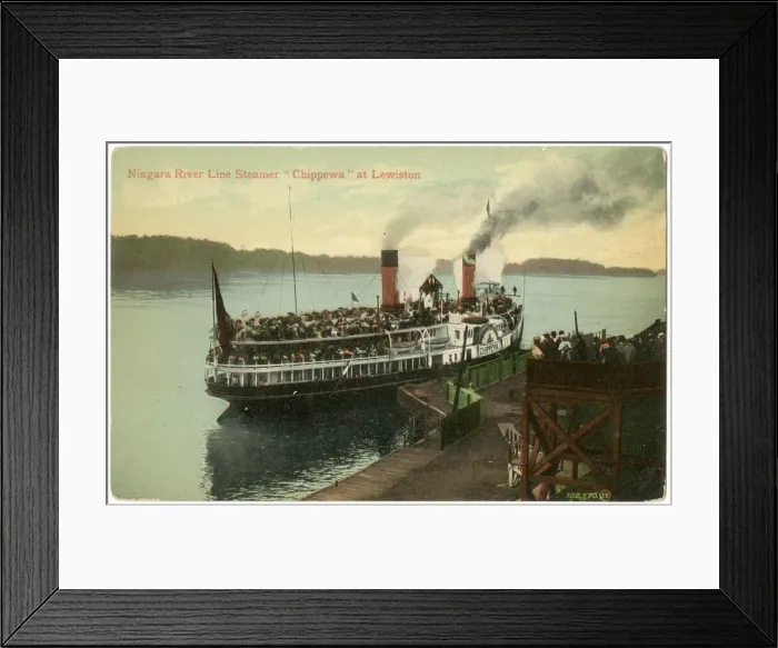 Framed Print : Paddle steamer Chippewa at Lewiston, Ontario, Canada Framed Print : Paddle steamer Chippewa at Lewiston, Ontario, Canada