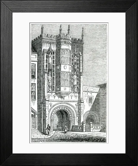 Framed Print : Gatehouse to a monastery, Bristol Framed Print : Gatehouse to a monastery, Bristol
