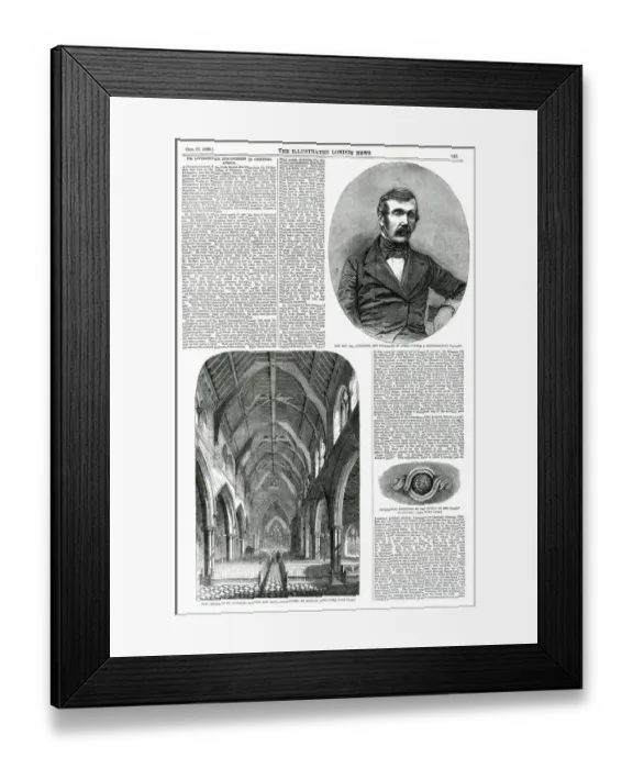 Framed Print : Dr. Livingstones Discoveries in Central Africa Framed Print : Dr. Livingstones Discoveries in Central Africa