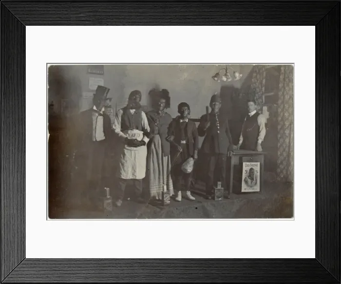 Framed Print : Silver Street Boys School fancy dress group Framed Print : Silver Street Boys School fancy dress group