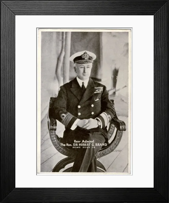 Framed Print : Rear Admiral Sir Hubert George Brand, British naval officer Framed Print : Rear Admiral Sir Hubert George Brand, British naval officer